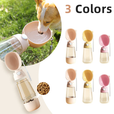 Portable Pet Feeder (Food And Water Container)