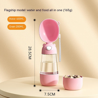 Portable Pet Feeder (Food And Water Container)