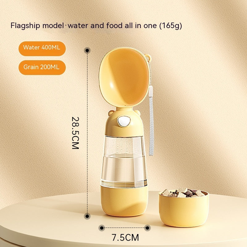 Portable Pet Feeder (Food And Water Container)