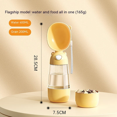 Portable Pet Feeder (Food And Water Container)